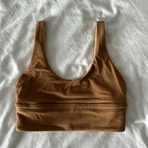 LULULEMON Align Reversible Bra in the color Bold Beige/Pecan Tan
